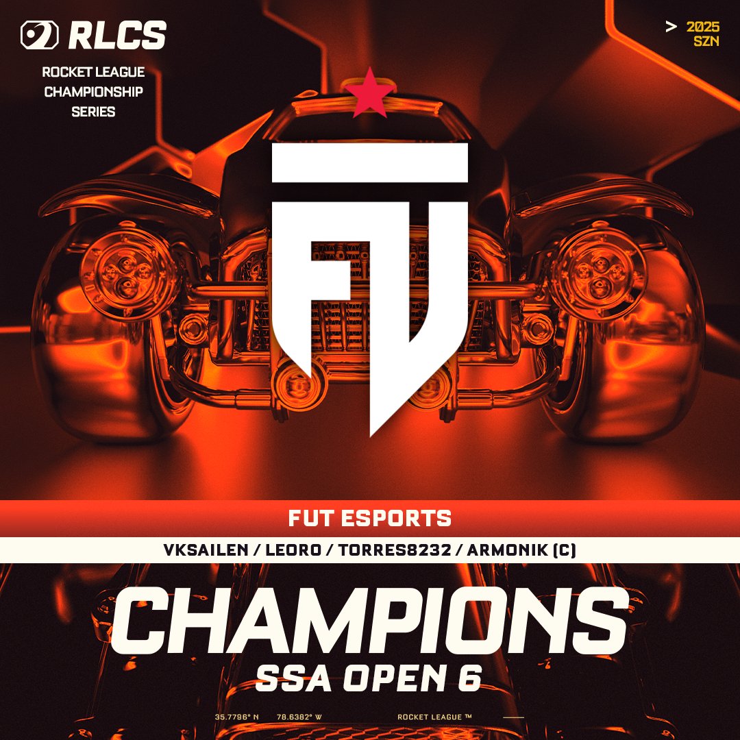 Rocket League Esports (@rlesports) on Twitter photo 6/6 in SSA. <a href="/FUTesportsgg/">FUT Esports</a> are Open 6 CHAMPS!
🏅 <a href="/VKSailen/">FUT VKSailen</a>
🏅 <a href="/leoro_rl/">FUT Leoro</a>
🏅 <a href="/TORRES8232RL/">FUT Torres</a>
🏅 <a href="/ArmonikRL/">FUT armonik!</a> (c) 6/6 in SSA. <a href="/FUTesportsgg/">FUT Esports</a> are Open 6 CHAMPS!
🏅 <a href="/VKSailen/">FUT VKSailen</a>
🏅 <a href="/leoro_rl/">FUT Leoro</a>
🏅 <a href="/TORRES8232RL/">FUT Torres</a>
🏅 <a href="/ArmonikRL/">FUT armonik!</a> (c)