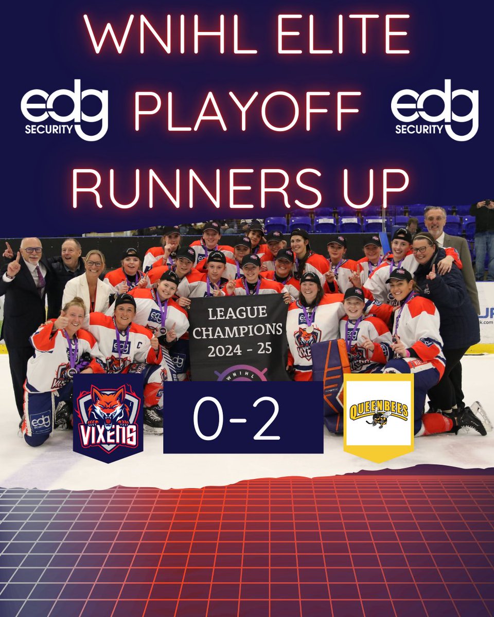 Queen Bees take the playoff title in a great battle as always! Huge congratulations to all involved. 

Have a great summer from everyone at the Vixens!

🦊
