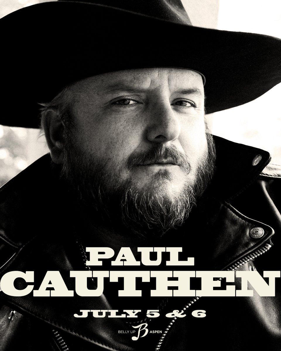 Belly Up Aspen (@bellyupaspen) on Twitter photo Texas country-funk troubadour, <a href="/BIGVELVET01/">paulcauthen</a>, returns to Aspen for a 2-night run on 7/5 + 7/6!
Presale starts Thu, 5/29 @ 10am MT.
Sign up by 8:30am MT 5/29 to receive the presale code: bit.ly/3EkPeBb Texas country-funk troubadour, <a href="/BIGVELVET01/">paulcauthen</a>, returns to Aspen for a 2-night run on 7/5 + 7/6!
Presale starts Thu, 5/29 @ 10am MT.
Sign up by 8:30am MT 5/29 to receive the presale code: bit.ly/3EkPeBb