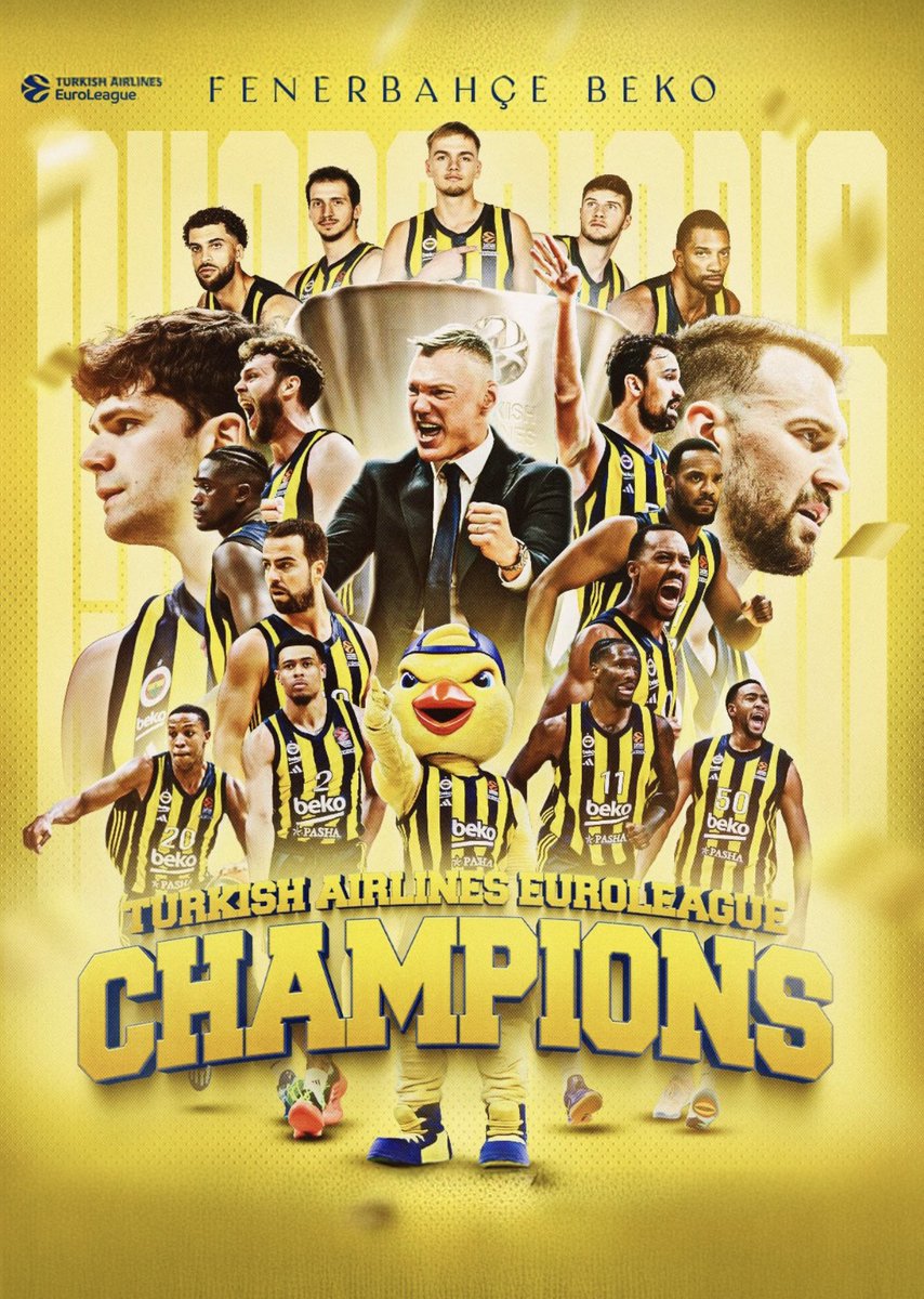 Tebrikler dünyanın en güzel takımı <a href="/FBBasketbol/">Fenerbahçe Beko</a> 💛💙🏆