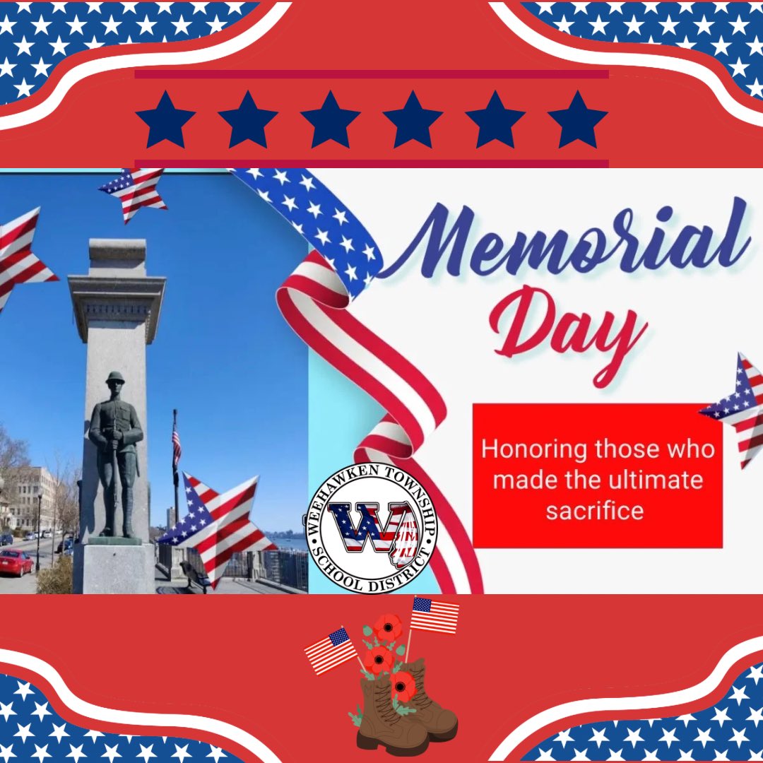 Weehawken Schools (@weehawkentsd) on Twitter photo In honor of #MemorialDay, all Weehawken Public Schools will be closed on Monday, 5/26.
<a href="/weehawkennj/">Weehawken NJ</a>
Memorial Day Parade info: tinyurl.com/WeeMemPar25 In honor of #MemorialDay, all Weehawken Public Schools will be closed on Monday, 5/26.
<a href="/weehawkennj/">Weehawken NJ</a>
Memorial Day Parade info: tinyurl.com/WeeMemPar25