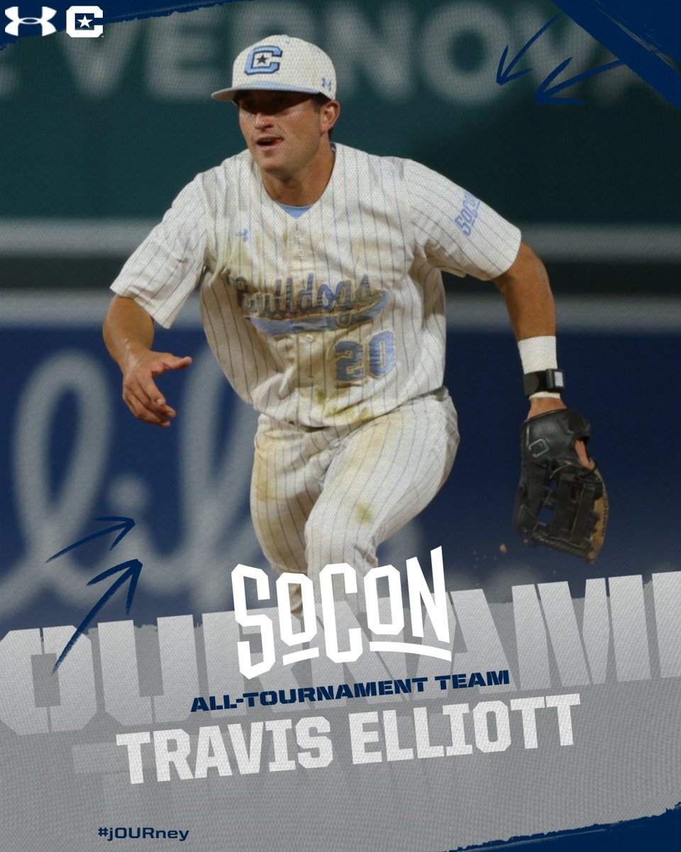 Congratulations to Travis Elliott for being named to the 2025 Southern Conference All-Tournament Team! 

#jOURney