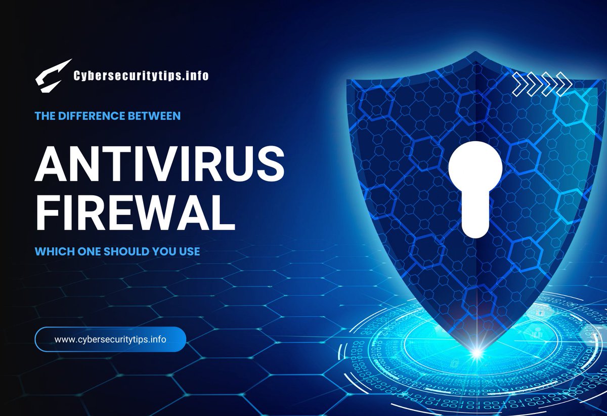 cyber4beginner's tweet image. If you&apos;re just getting into cybersecurity, you’ve probably heard of antivirus software and firewalls. They sound similar, right? But they’re actually two very different tools and both play a key role in protecting your system.
Let me break it down for you
cybersecuritytips.info/2025/05/antivi…