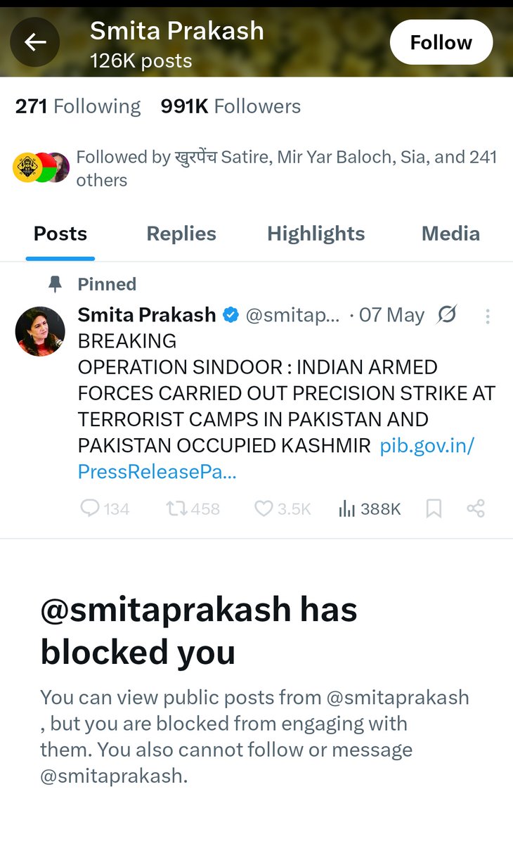 ravi_fit's tweet photo. Interesting response from @smitaprakash — instead of addressing the allegations or clarifying her stance, she chose to block me. Silence and censorship aren’t answers. The questions still stand.
@ANI #AniExtortion https://t.co/EPFTLGtOna
