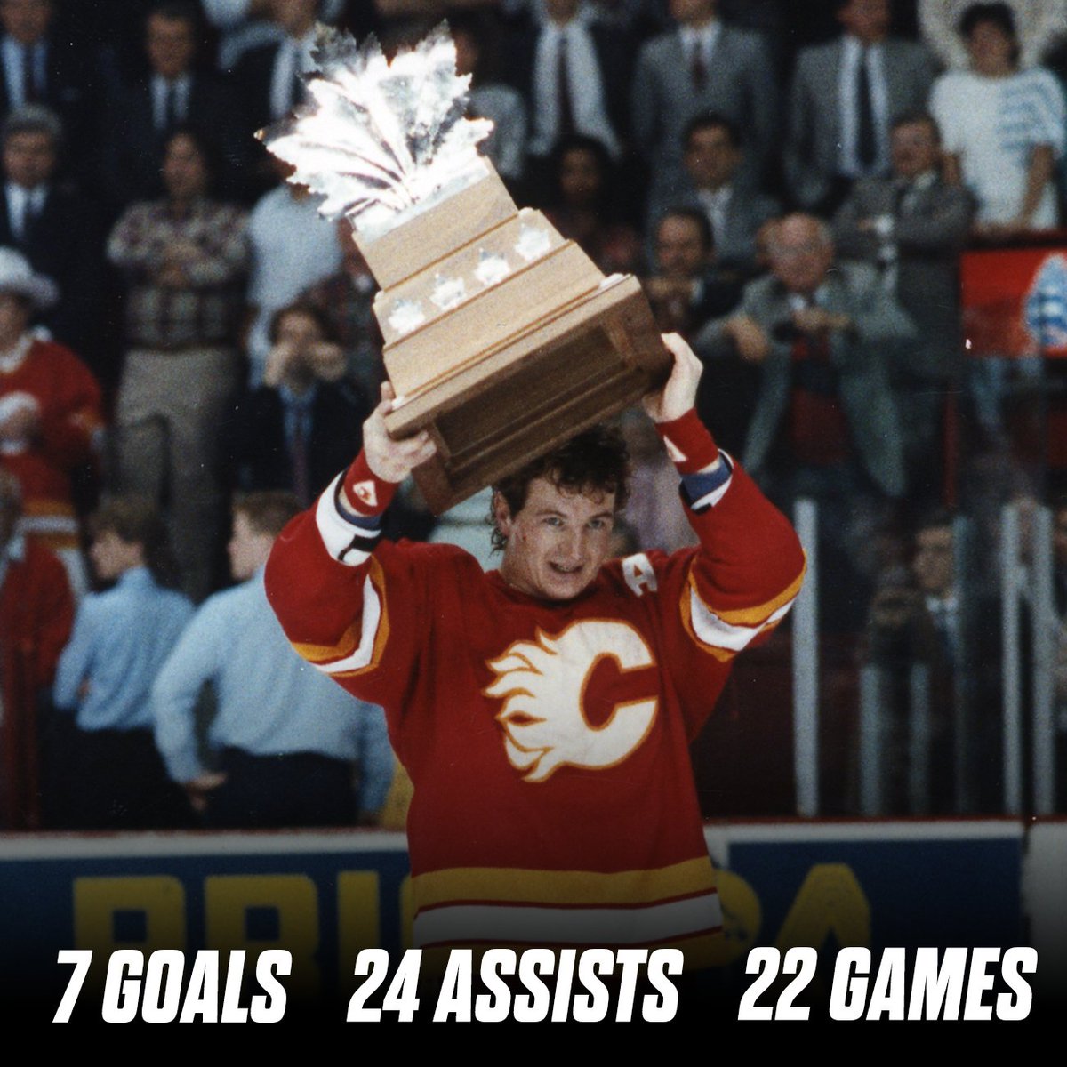 Al MacInnis was a beast in the 1989 playoffs for the Calgary Flames