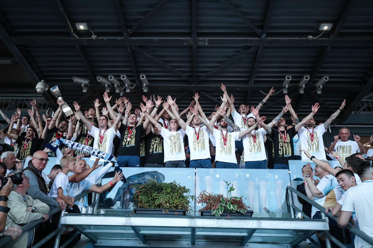 GNK Dinamo ovim putem čestita HNK Rijeka na zasluženom naslovu prvaka Hrvatske. 🏆