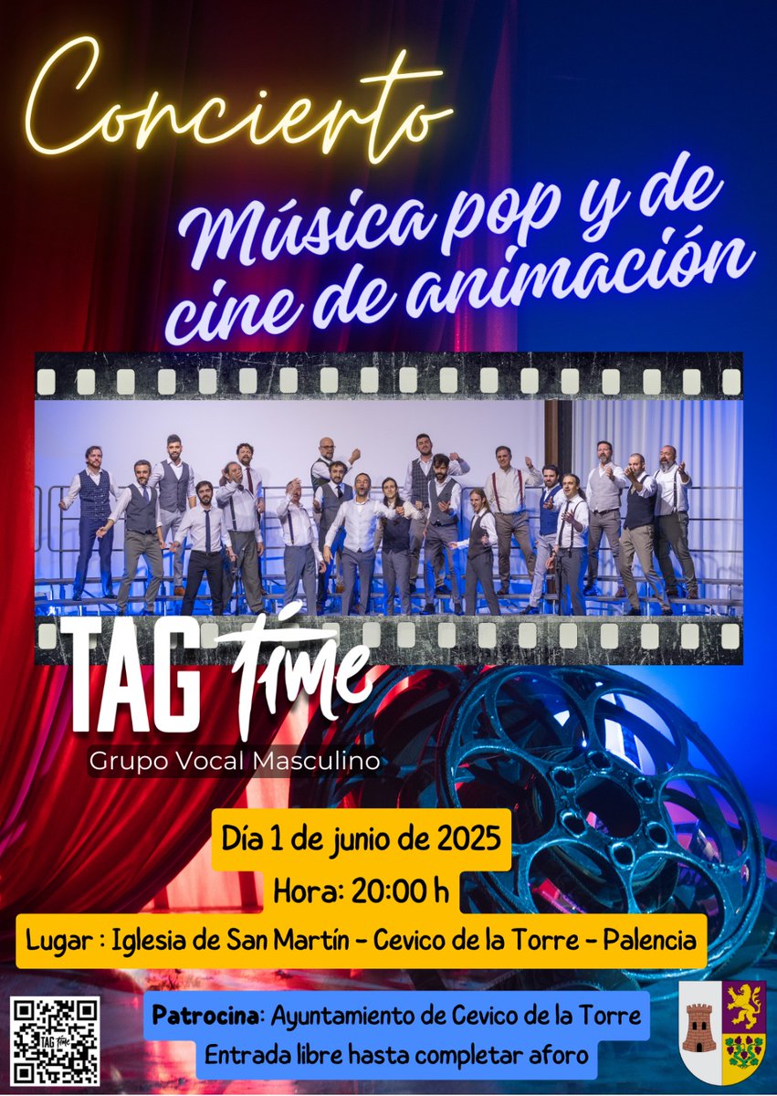 De hoy en una semana ya habrá pasado.
Recordad público palentino y amigos cercanos, esta vez, nos vemos en la milenaria villa de Cevico de la Torre.
Concierto:
📅01/06
🕗20:00
📍Iglesia de San Martín (Cevico de la Torre, Palencia.
💰Entrada libre

 Lo daremos todo.
¡Os esperamos!