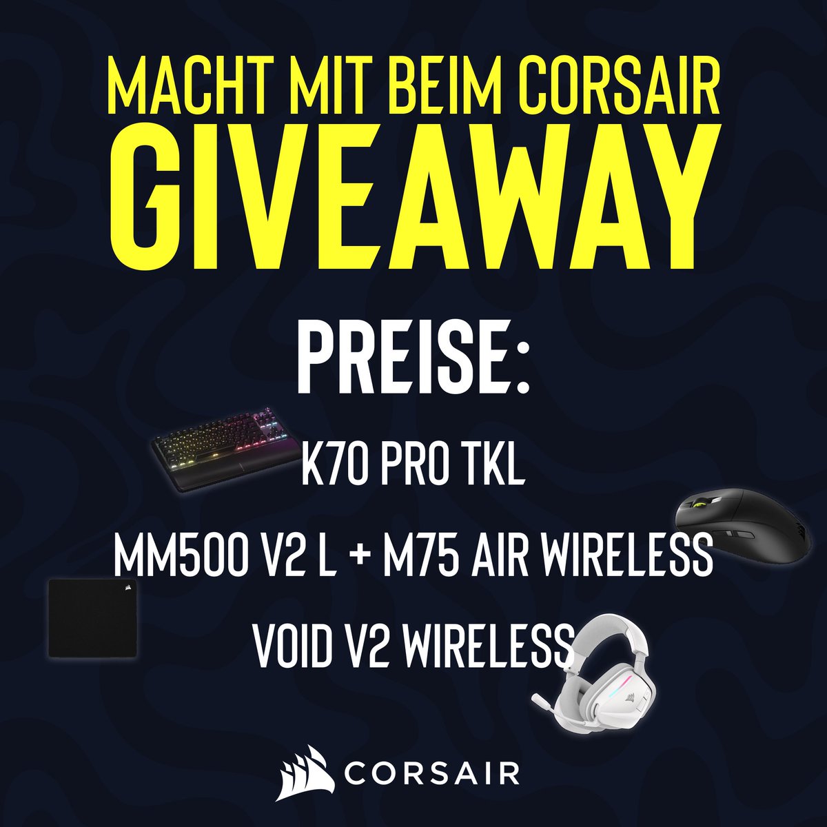 DACH CS Masters (@dachcs) on Twitter photo Denkt dran noch am #IEM Dallas-Giveaway von <a href="/CORSAIRDE/">CORSAIR Deutschland</a> mitzumachen bevor das Event vorbei ist 😌
Unter 3 Gewinnern werden hier Preise im Wert von über 350€ verteilt 🤑
Giveaway: gleam.io/4G3Ut/corsair-… 🎁 Denkt dran noch am #IEM Dallas-Giveaway von <a href="/CORSAIRDE/">CORSAIR Deutschland</a> mitzumachen bevor das Event vorbei ist 😌
Unter 3 Gewinnern werden hier Preise im Wert von über 350€ verteilt 🤑
Giveaway: gleam.io/4G3Ut/corsair-… 🎁