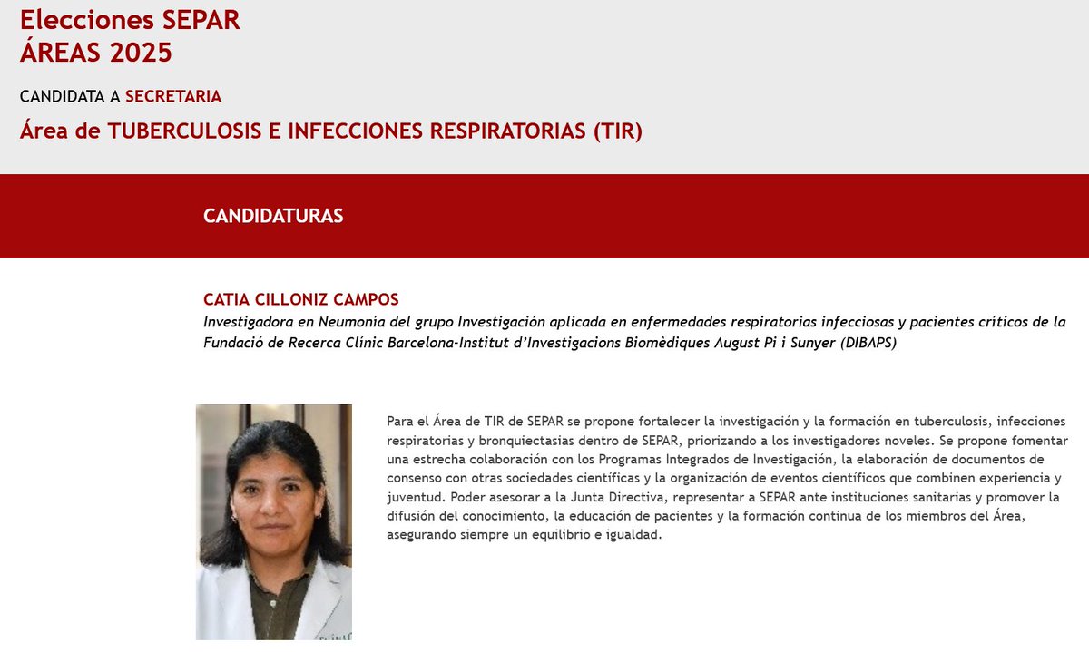 📢 ¡Atención!
A partir de mañana, 26 de junio desde las 12:00 a.m., comienzan las elecciones de SEPAR.
#SEPAR #infeccionesrespiratorias #tuberculosis