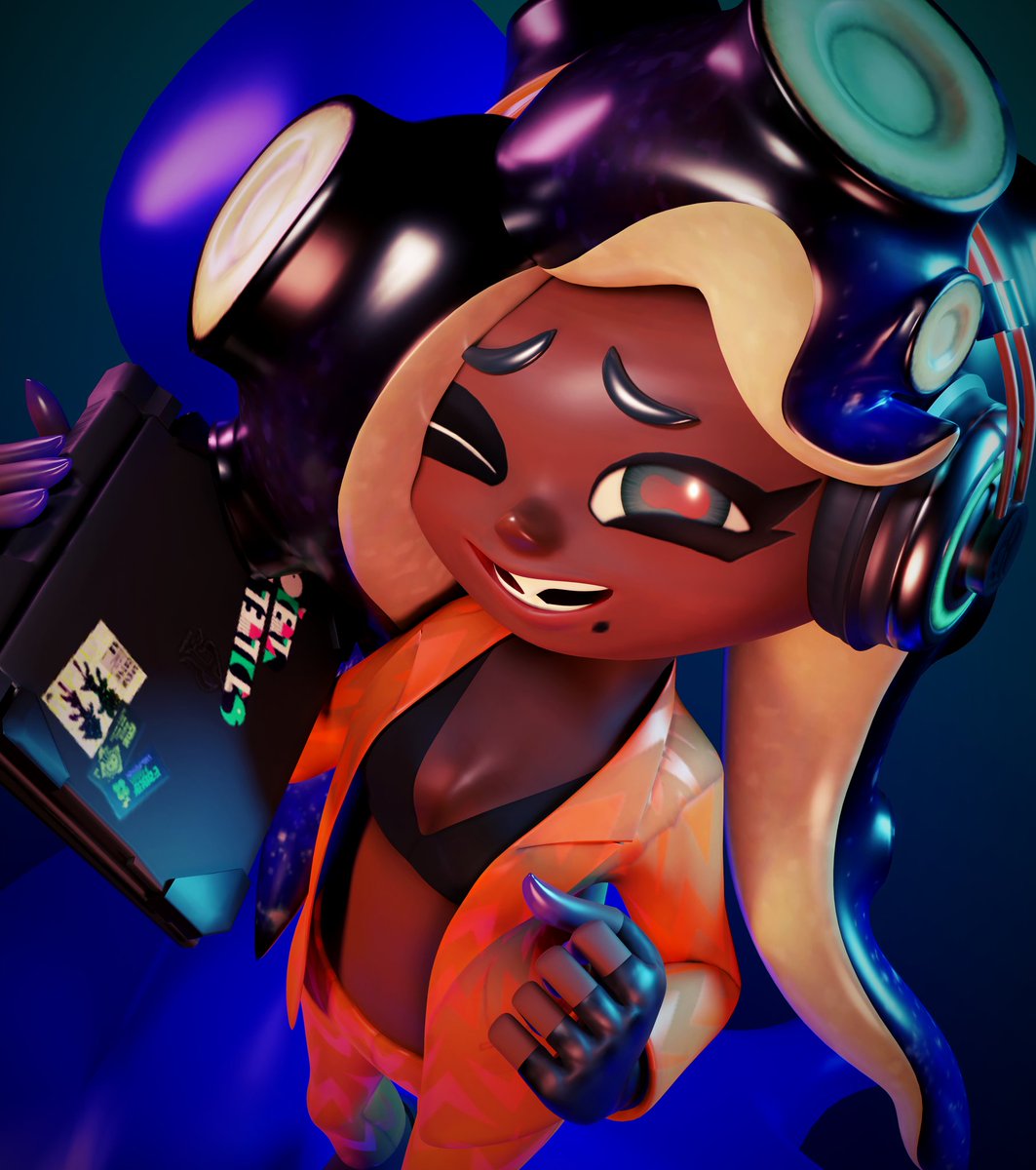 The lovable, nerdy Octoling 💜