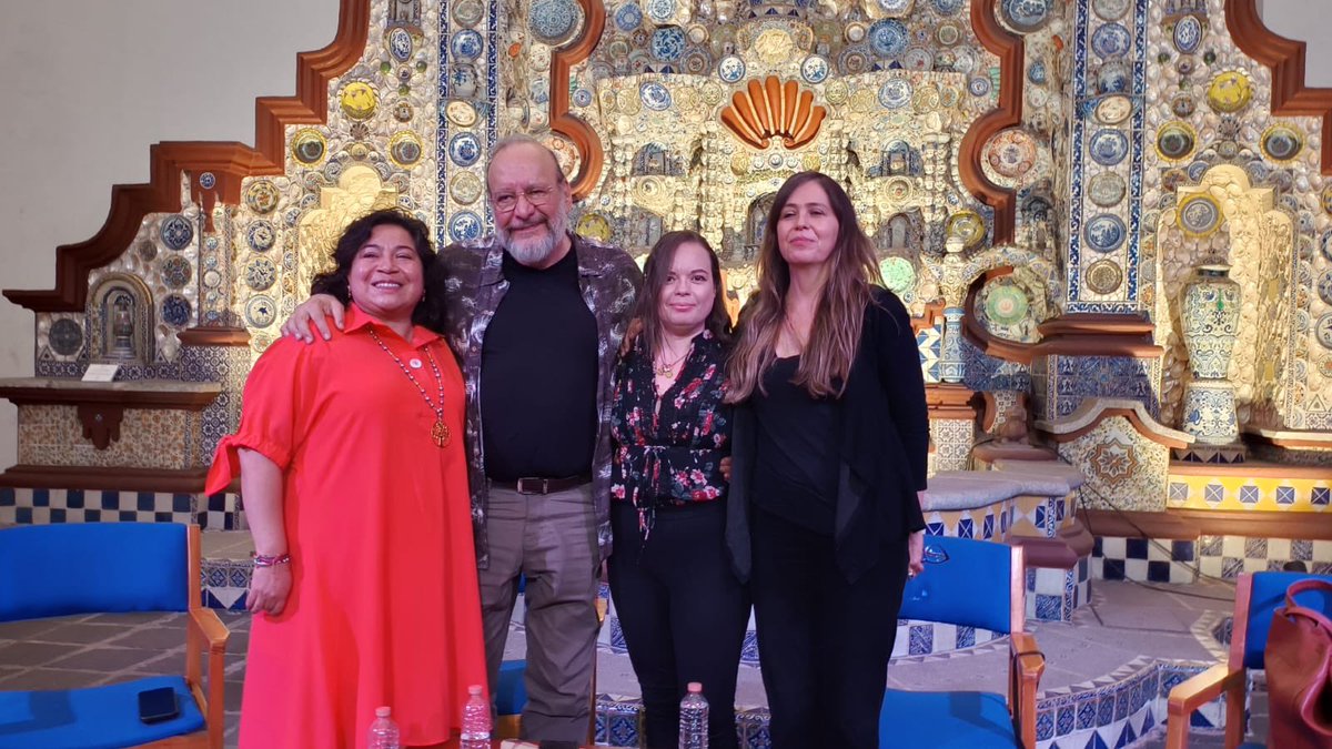 Así se vivió el Diálogo Descarte y Reinvención, el proceso creativo de los artistas. Gracias por su asistencia. #cultura #museos #museoscdmx #sanángel