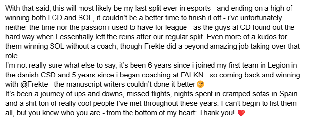 Hjaelperen's tweet photo. I don't think I could've wanted a better project than CD to be my last. 
From start to finish they've been hardworking, funny and beyond amazing to work with - There's few teams where coming in as a coach felt so seamless. Huge congrats and kudos to them! <3 #CDONTOP https://t.co/ViGy3XAx7p