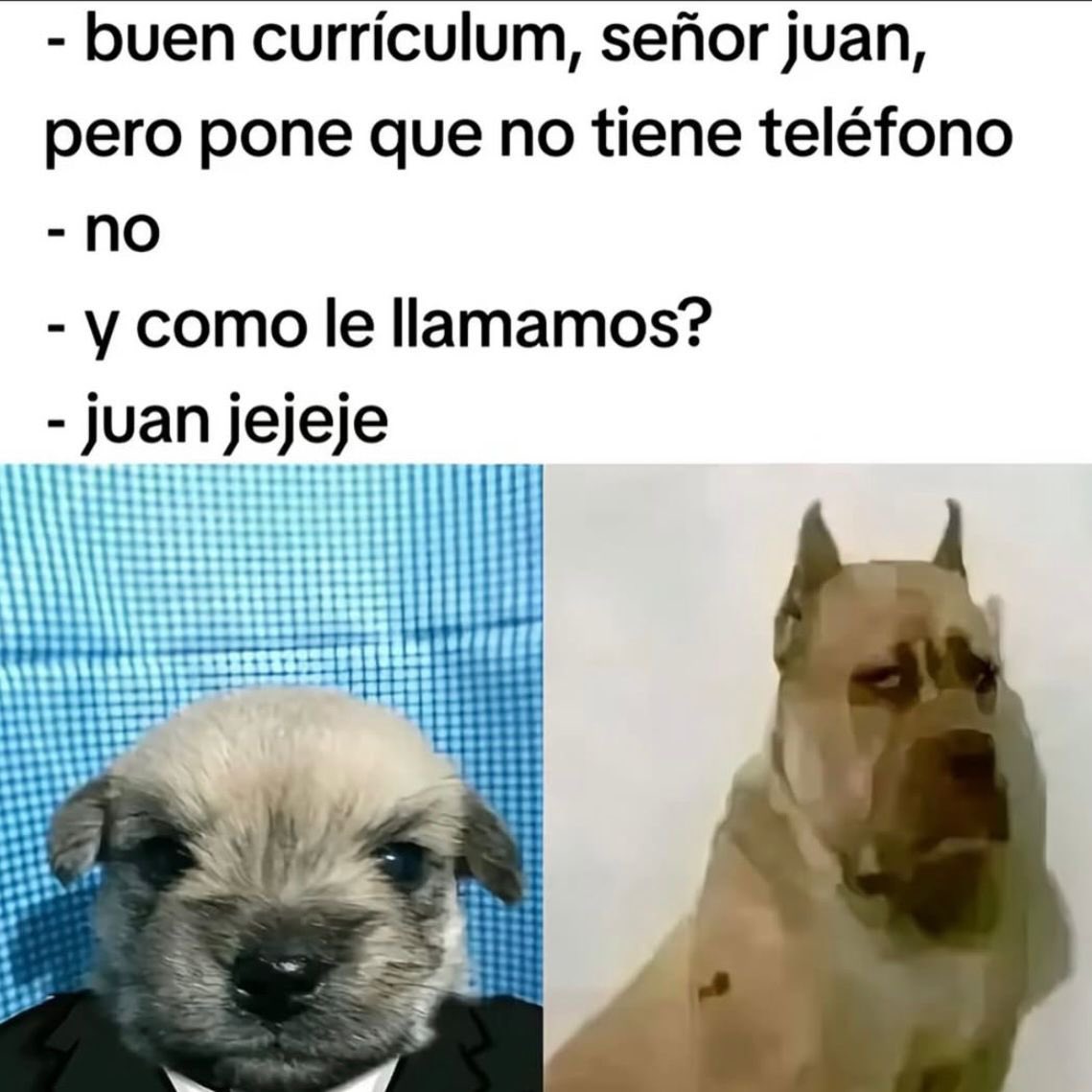 me rio pero me podria pasar