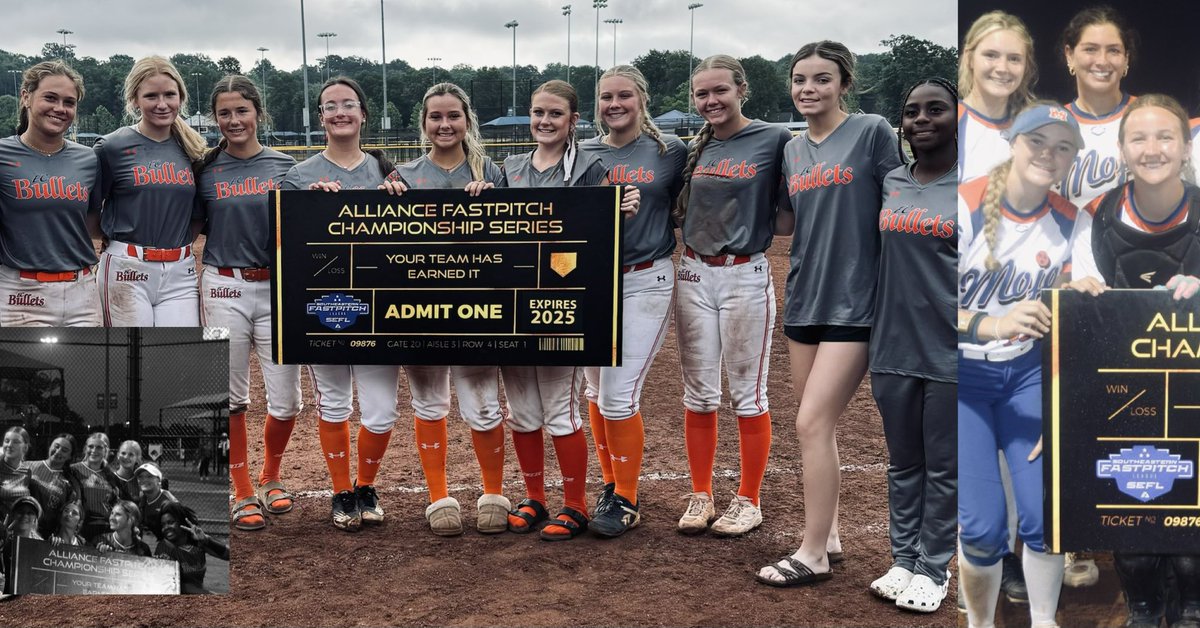 Yeah, you know the drill🔥 These teams punched their golden tickets to the Alliance Fastpitch Championship Series after an epic Inaugural Spring Bash! 🌼 These girls brought the heat and battled fiercely! Get ready for some serious fastpitch fireworks on the national stage! 🏆