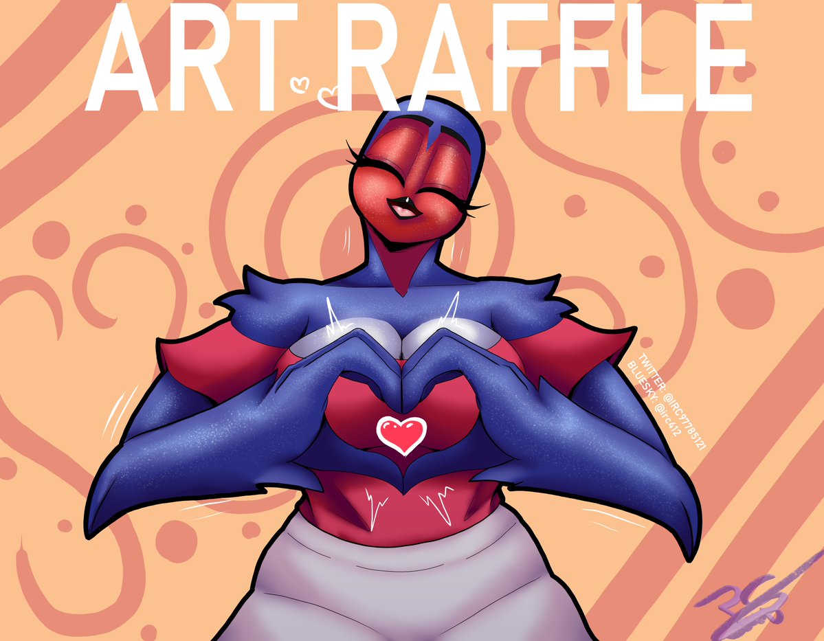 ART RAFFLE!!🔥🔥
Like every year when my birthday approaches, I hold an art raffle.
To participate, just share🔄 and like❤ n follow (optional, comment)
The raffle ends on June 3, 2025👀
The prize will be a full-color image of one or two chtrs, a comic page, or a loop animation