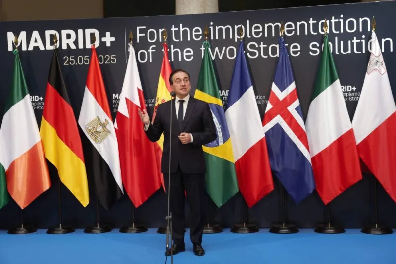 The international community should look at sanctions against #Israel to stop the war in #Gaza, #Spain's foreign minister said, as European and Arab nations gathered in #Madrid on Sunday to urge an end to its offensive.
#GazaGenocide #GazaStarving 
gulf-times.com/article/705138…