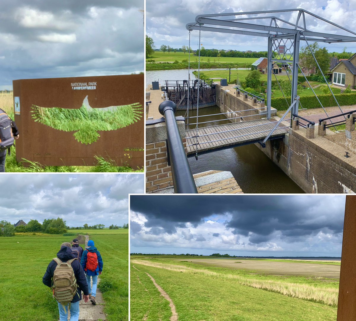 Vandaag met de mannen van onze vriendengroep een stuk van het Friese Woudenpad gelopen. Etappe Dokkum-Oostmahorn. 18,5 km in prachtig (droog!) weer.  Mooie route! <a href="/FrisiaCoast/">Frisia Coast Trail 🥾</a> <a href="/TruusWijnen/">Truus Wijnen</a> <a href="/Friespunt/">René Oterdoom</a>