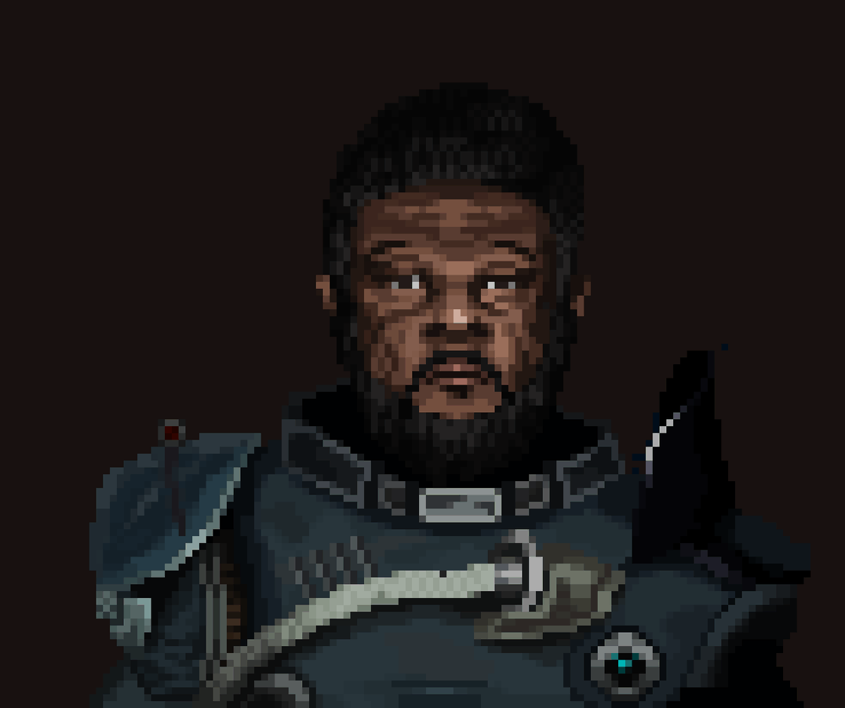 saw gerrera in #pixelart #Andor