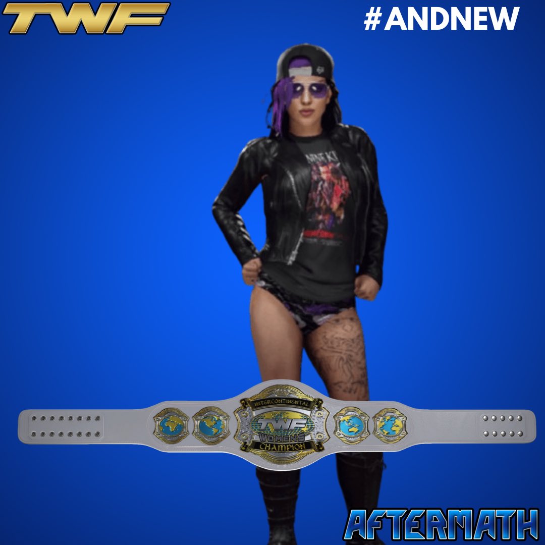 UWF_WWE2k's tweet photo. #ANDNEW
Autumn Nolen is your NEW TWF Aftermath Women's Intercontinental Champion!
#TWF #ThroneOfGlory #WWE2k25 #EFed #CAW https://t.co/iqe37roRiT