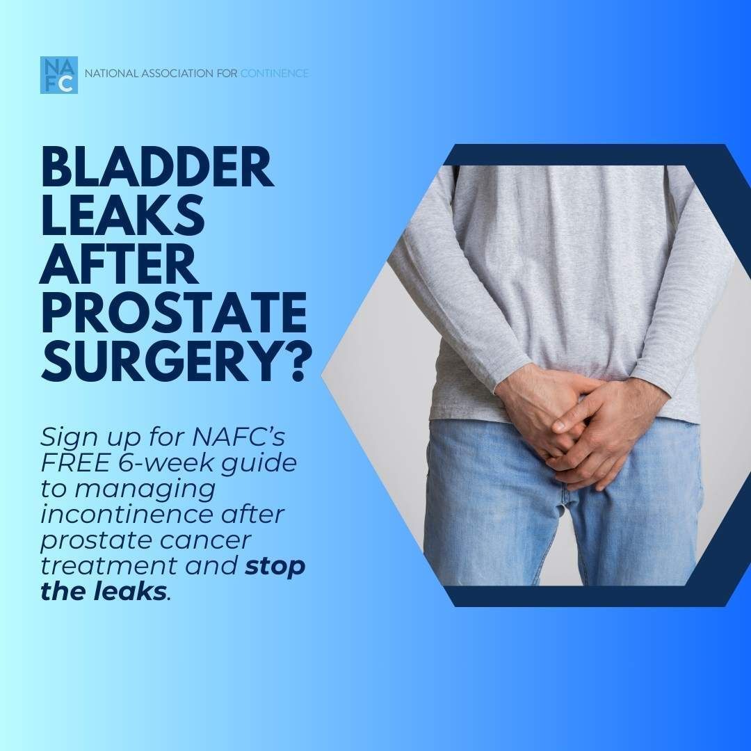 Get proactive about post-treatment incontinence. NAFC’s free 6-week email series for men affected by prostate cancer offers helpful tools like pelvic floor exercises and lifestyle tips. 

Sign up today and take control!

mailchi.mp/nafc.org/prost…
