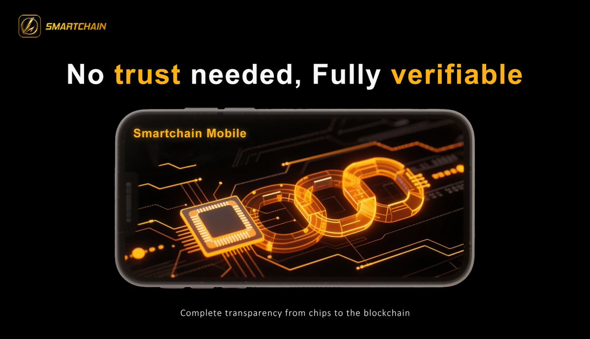Smart_Mobile1's tweet image. You don’t need to trust Smartchain Mobile.
You can verify every layer:
✅ Hardware
✅ Firmware
✅ Chain interaction

Web3 = don’t trust, verify.
#TrustlessTech #VerifiableEverything