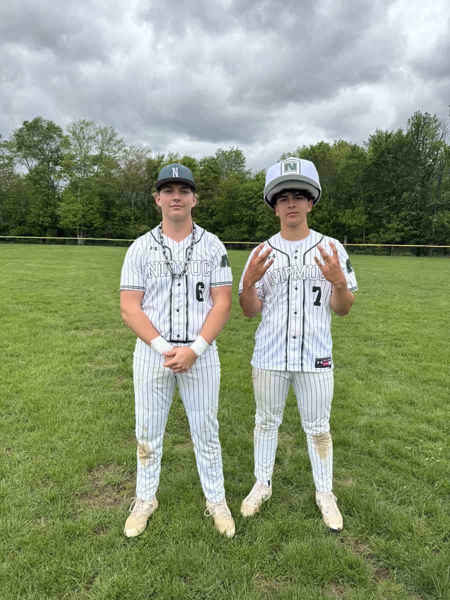 Regional_Ball's tweet image. Nipmuc 6
Northbridge 0 

Giancola (Dinger/scoreless 7th) hat

Burchard (couple knocks base running) chain 

Team concludes regular season at 12-8 and awaits seeding