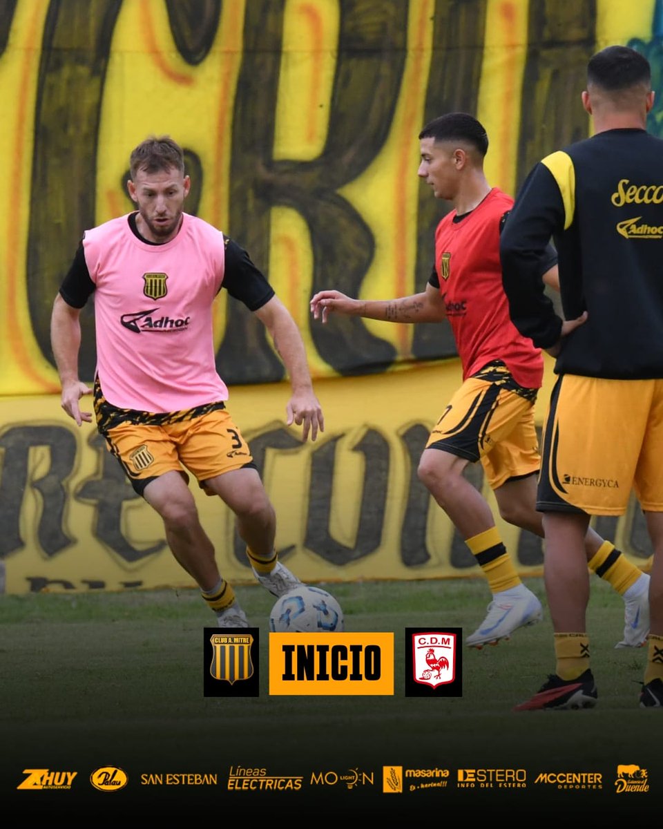 🔛 ¡COMENZÓ EL PRIMER TIEMPO! ⚫🟡⚫

#vamosmitre 
#PrimeraNacional