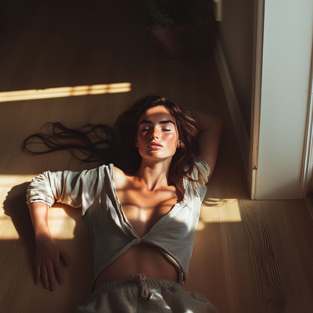 itsMiraWynn's tweet image. Today I laid on the floor with no plan, no playlist, and no purpose — and for the first time in weeks, I felt like myself again.

#nervoussystem #softlife