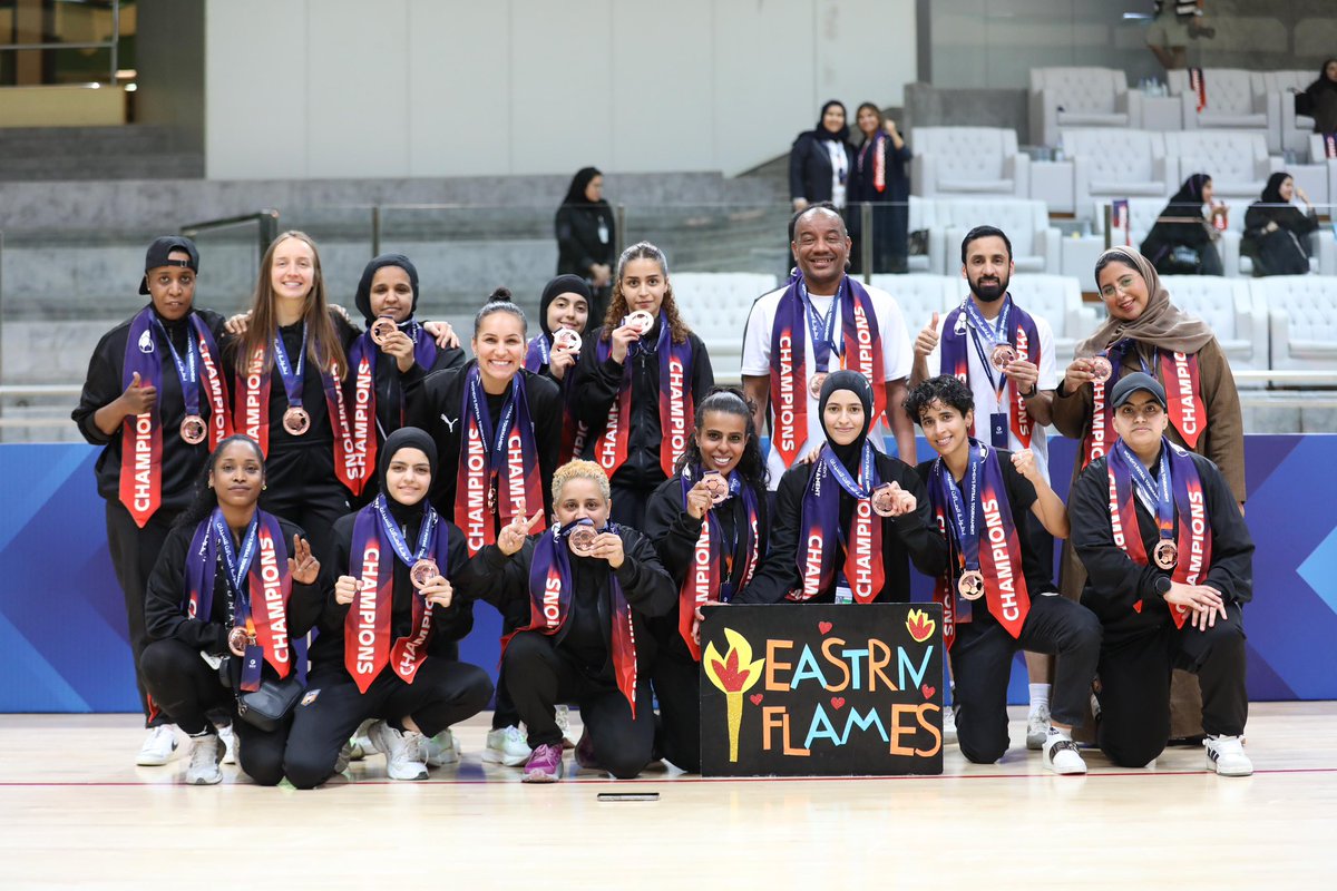 🖼 ياجمالكم! تعبتوا ونلتوا🧡

 #شعلة_الشرقية #فخر_الشرقية #بطولة_الصالات_للسيدات #easternflamesfc #womenfootball