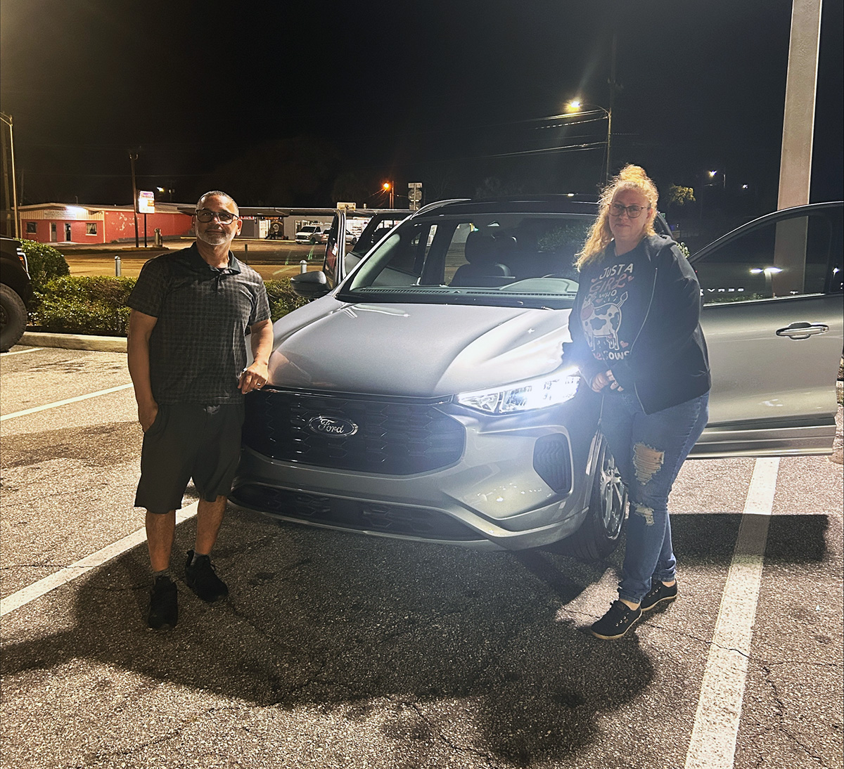 Lakeland_Ford's tweet photo. When Samuel Morales decided it was time for an #Upgrade, it was the #2024Escape that had everything he was looking for with a #GreatDeal & #GreatService with salesperson #JustinWeeks who made sure buying was #Easy. #Congratulations Samuel & #ThankYou - we're here for you! https://t.co/DEKfUHcThg