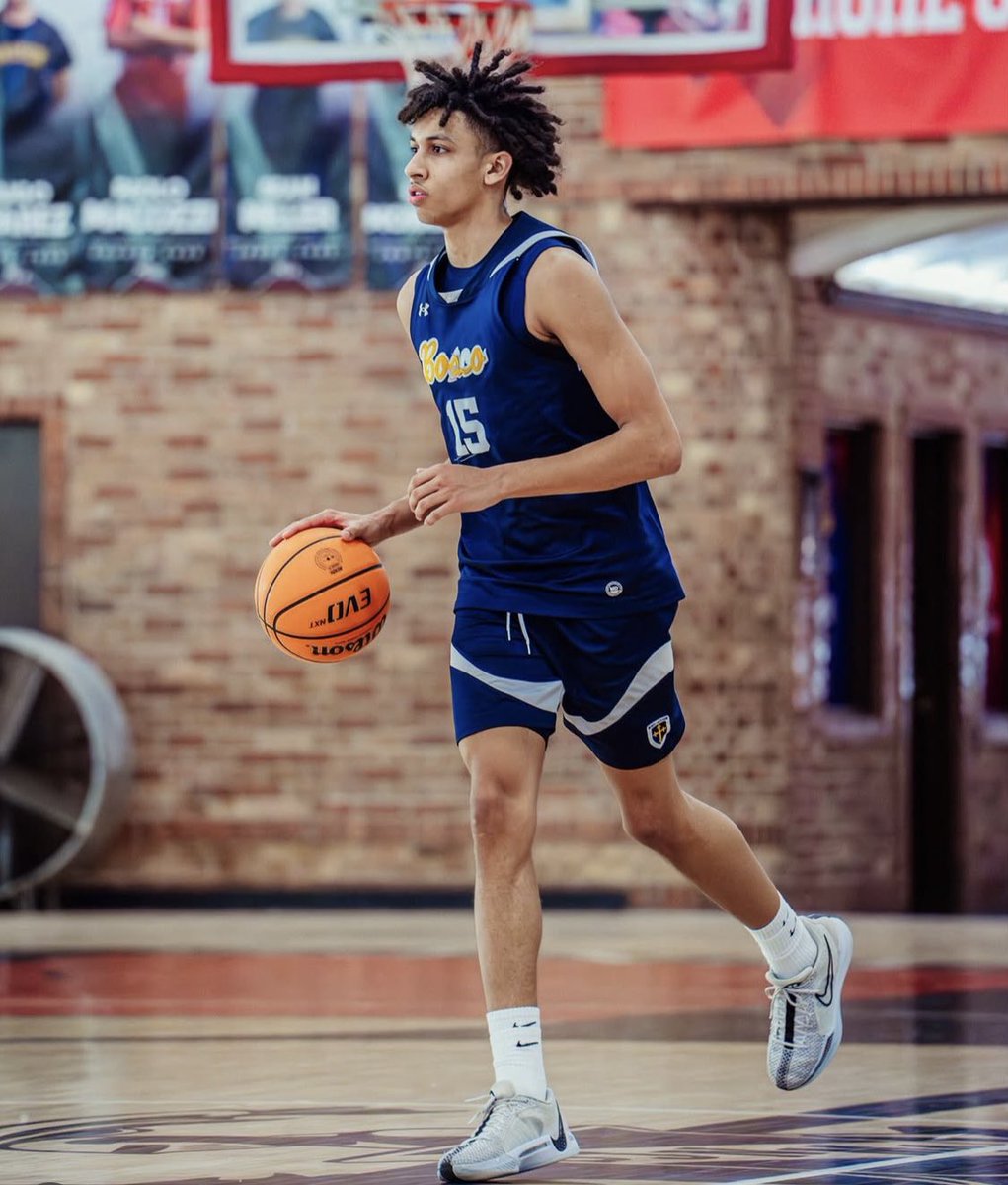 Terrapins247's tweet photo. BREAKING: Maryland has landed a commitment from Jaziah Harper, an unranked SF. The 6’7 athletic wing played at Bosco Institute in Indiana.  Harper chose the Terps over Baylor, Clemson and Michigan. https://t.co/xSqGBGIUrT