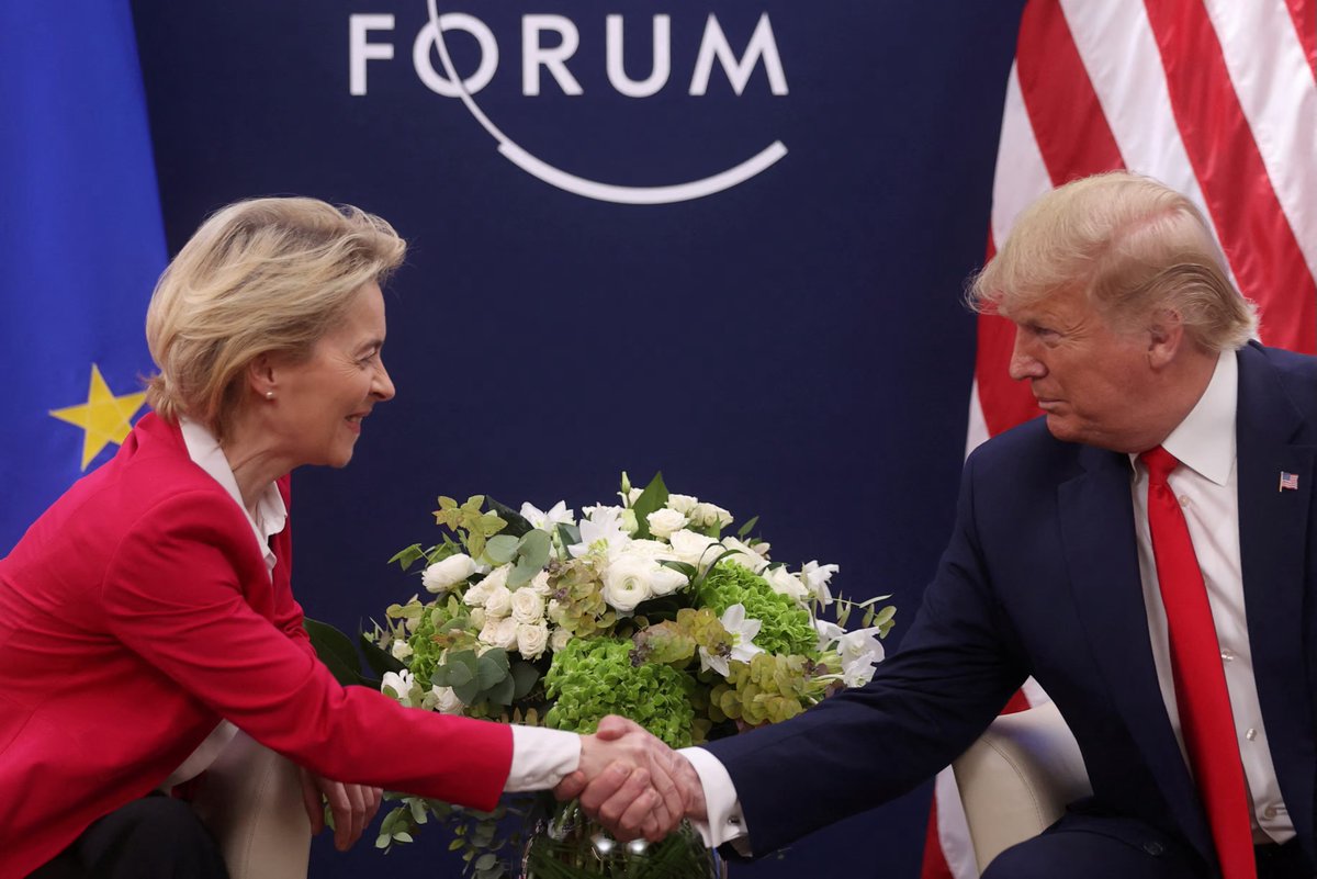 coinacademy_fr's tweet image. 🚨 Von der Leyen annonce avoir eu un appel avec Trump.

Elle demande un délai jusqu’au 9 juillet pour que l’Europe parvienne à un accord commercial avec les États-Unis 🇺🇸