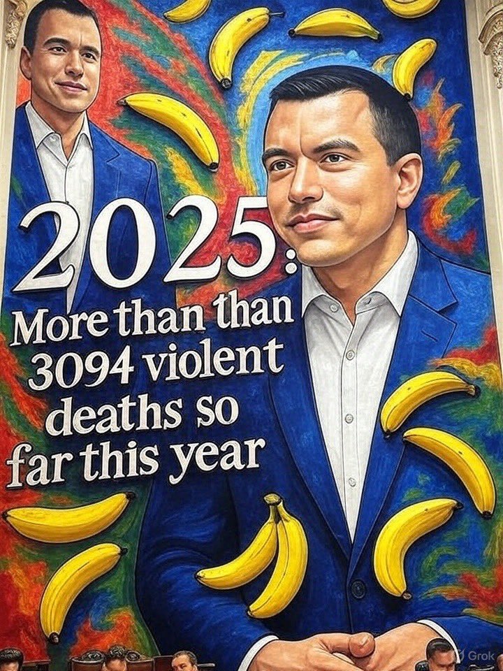 Les traigo opciones para reemplazar el mural de Guayasamín en la Asamblea. Algunas opciones en inglés porque, obvio, mi presi es gringo 💅