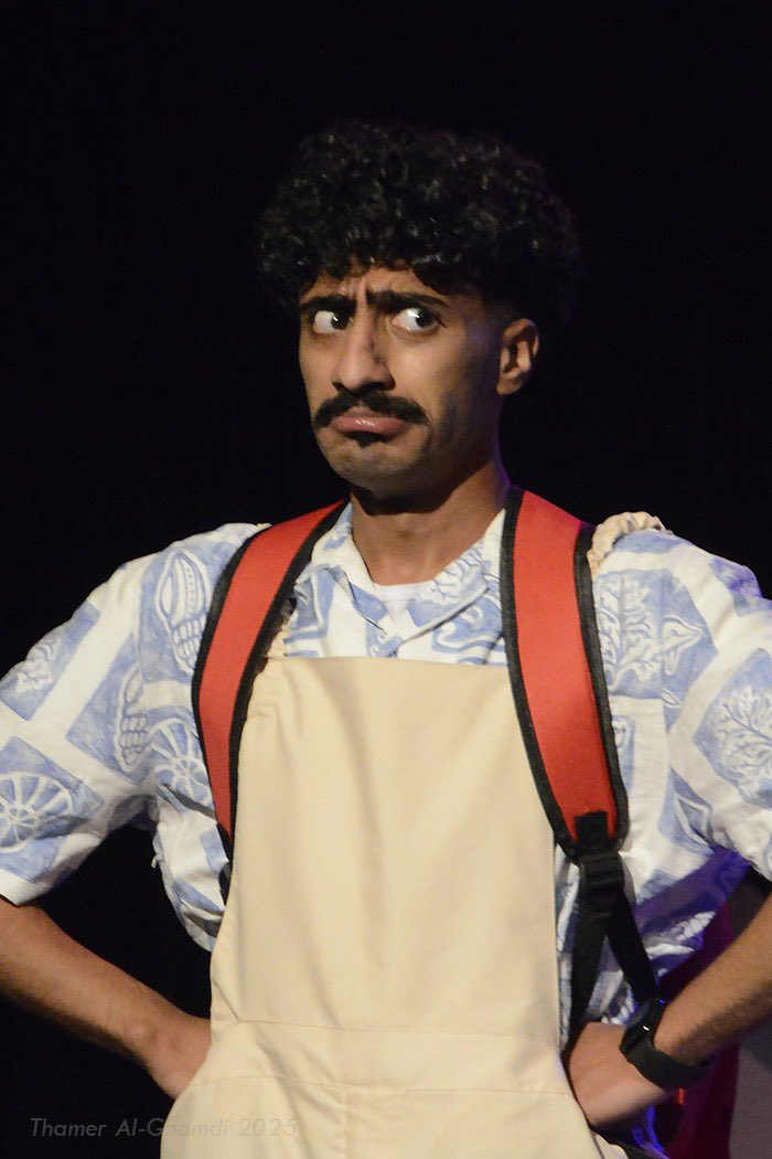 <a href="/Aaalsmaeil/">عبدالعزيز السماعيل</a> <a href="/faisalkhudaidi/">فيصل خالد الخديدي</a> <a href="/TheSASCA/">جمعية الثقافة والفنون</a> <a href="/k_albaz/">خالد الباز</a> جانب أخر من العرض المسرحي لمسرحية #المخترعان_الصديقان