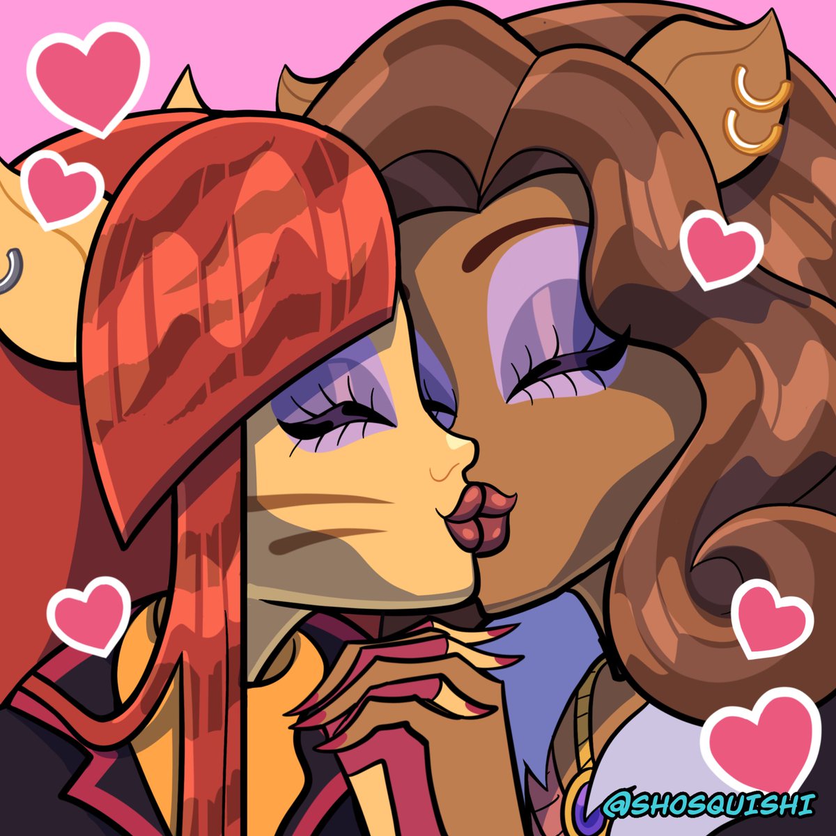 Toradeen Blessing your timeline 🧡💜 #monsterhigh #fanart