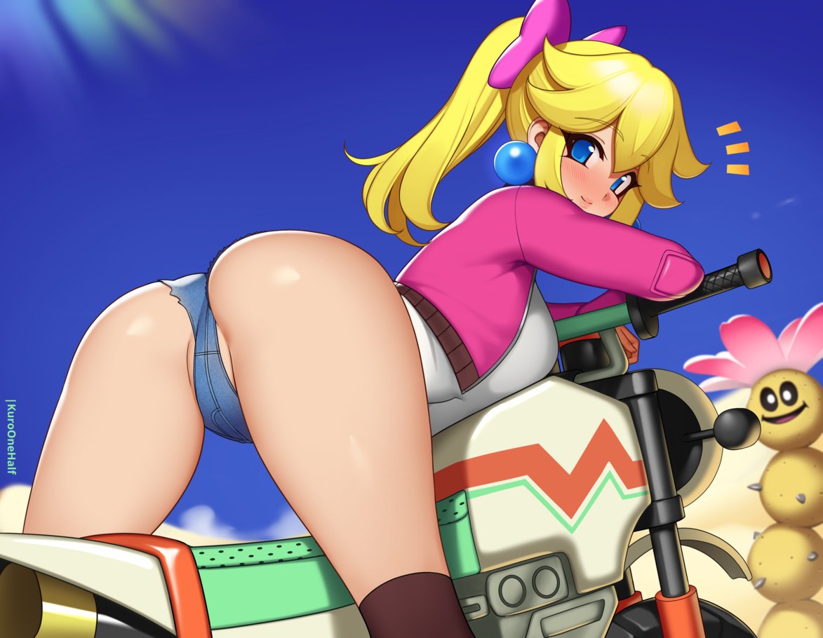 Peach, get out of the way, I'm trying to race.🍑