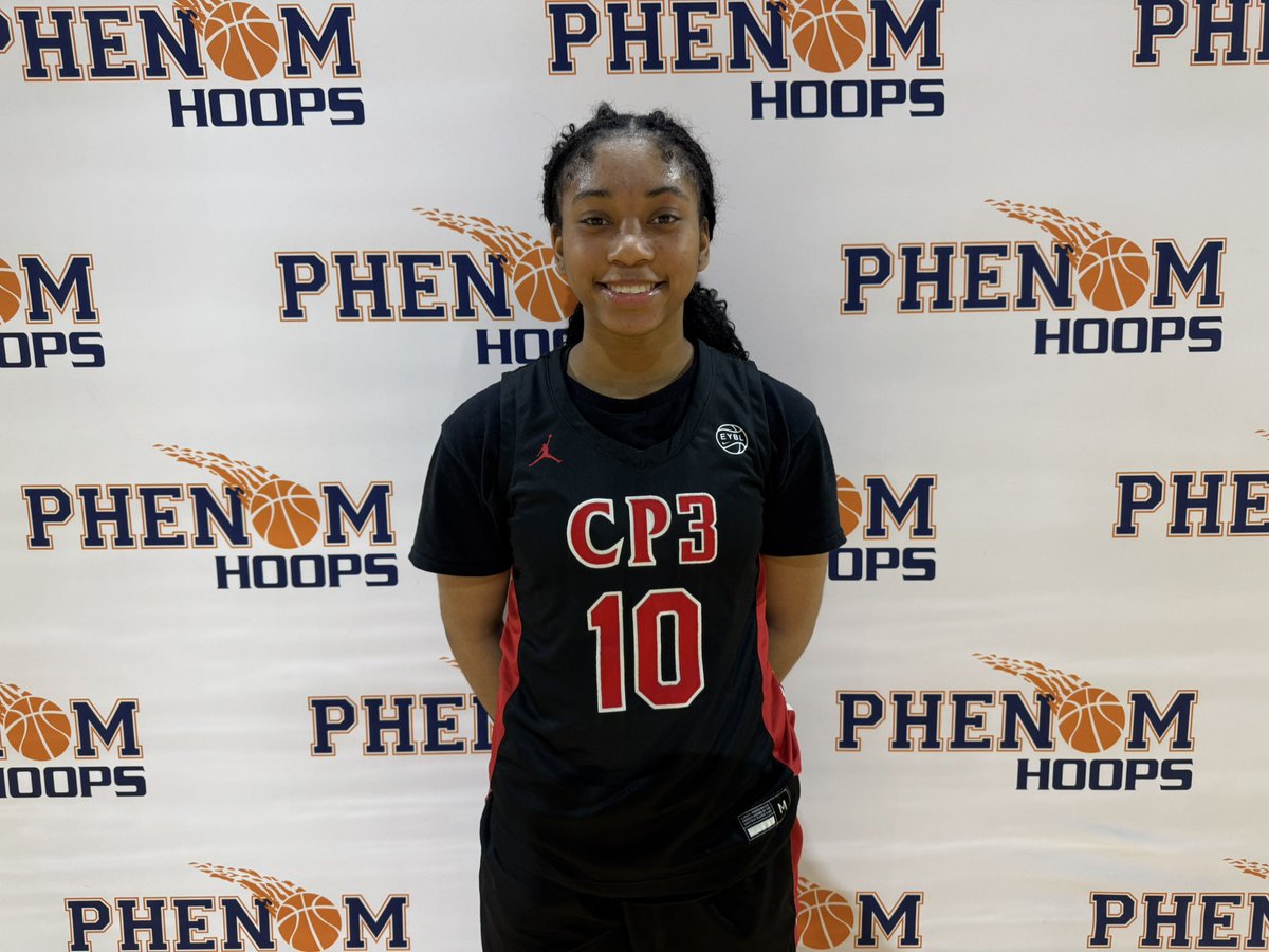 Tamia Dyson (CP3 EYBL) a smart combo guard that knows how to turn it on when the pressure rises. Takes care of the ball in tough situations &amp; gets everyone where they need to be for the system to flourish. Plays with great pace and she can be aggressive when needed. #PhenomMDC