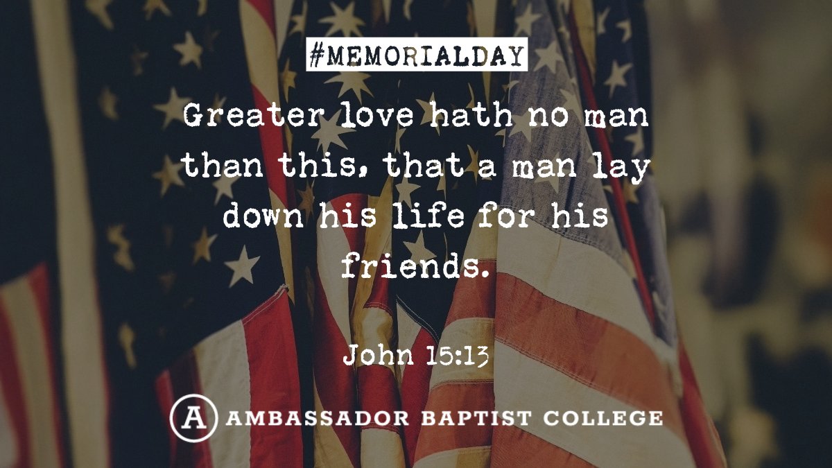 On this day when you celebrate freedom, be sure to remember the fallen. There is no freedom without sacrifice.