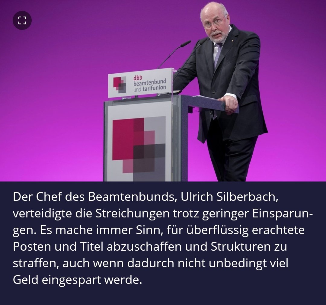 Ich möchte den Beamtenbund in der nächsten Tarifrunde gerne an die Aussagen seines Vorsitzenden erinnern, dass man gerne unnötigerweise Stellen abschaffen kann, die dann arbeitslosen Gewerkschaftsmitglieder werden es ihm sicher danken.