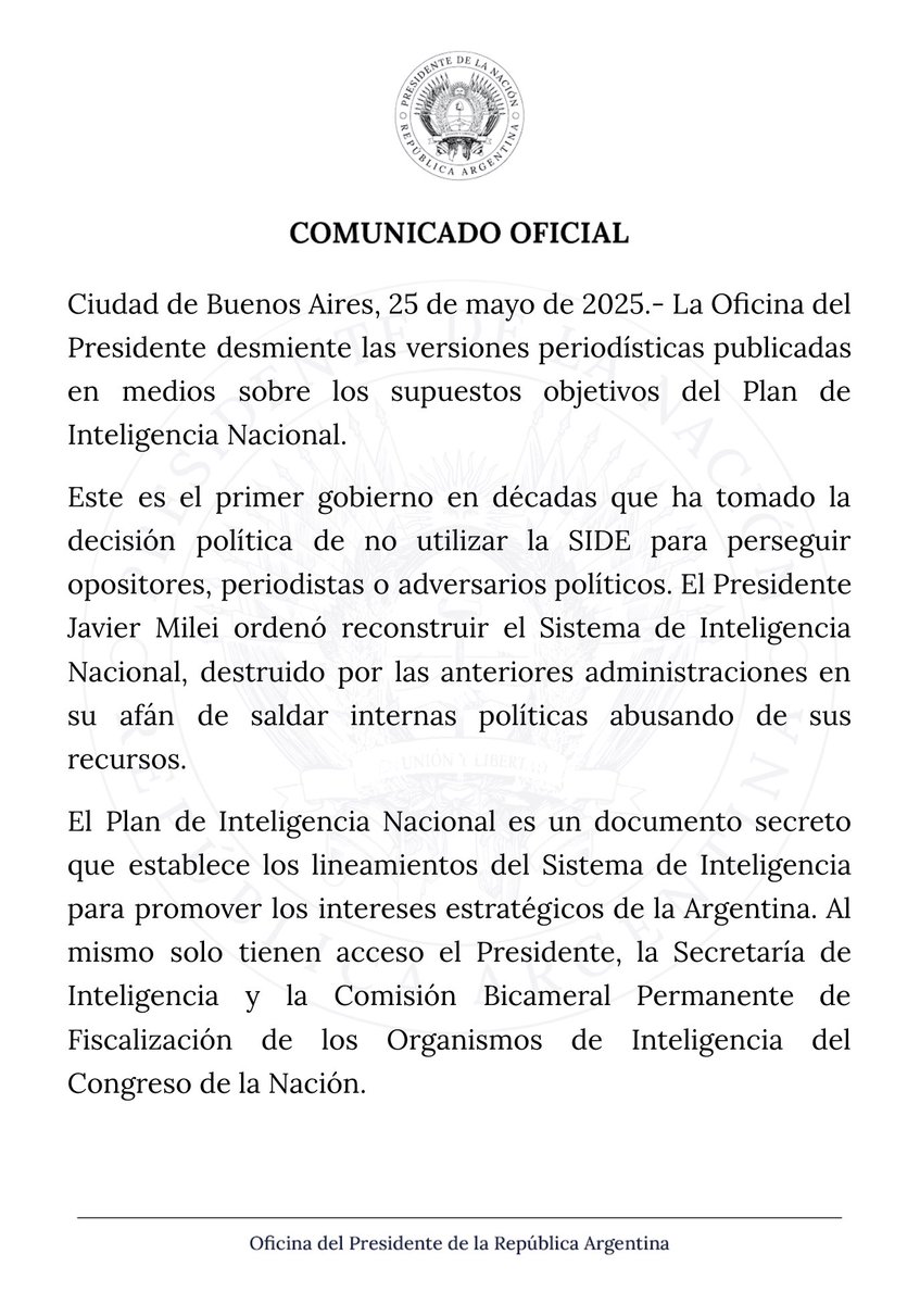 Oficina del Presidente (@oprargentina) on Twitter photo 