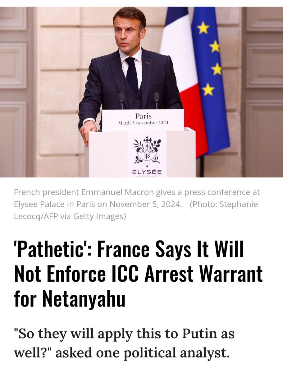 There have been many transgressions making a mockery of France's "human rights activism". But perhaps nothing has made the hypocrisy as stark as the French approach to the Israeli regime and its war crimes. 

Spare us Iranians the lectures. You have no moral authority whatsoever.