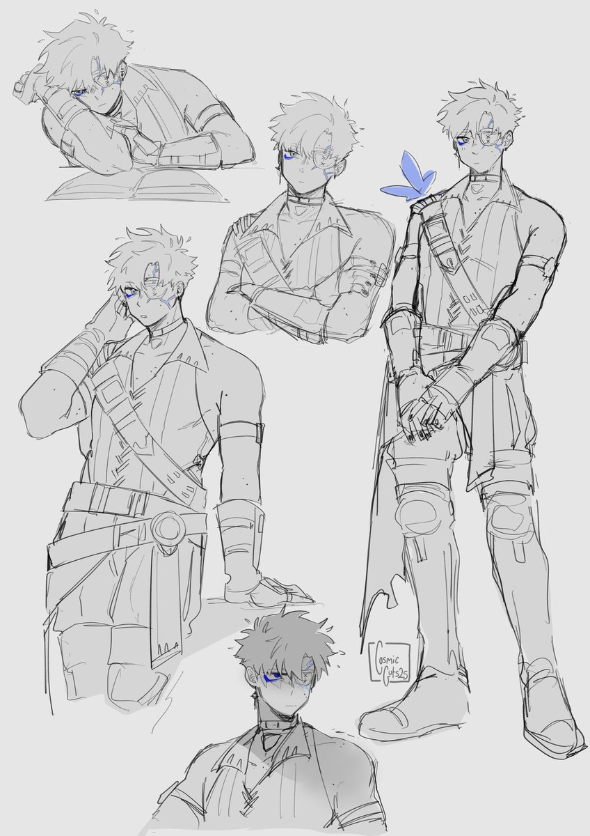 A few stray doodles of FFXIV Cam 🫶