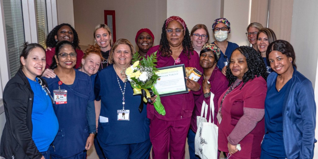 Temple Health (@templehealth) on Twitter photo We’re proud to celebrate Marie-ann Wakefield, CNA, as the April 2025 BEE Award winner at #TempleHealth Jeanes Campus! Marie-ann was honored for her compassion and the incredible impact she had on a young mother. Learn more about the BEE Award: bit.ly/43KFhao We’re proud to celebrate Marie-ann Wakefield, CNA, as the April 2025 BEE Award winner at #TempleHealth Jeanes Campus! Marie-ann was honored for her compassion and the incredible impact she had on a young mother. Learn more about the BEE Award: bit.ly/43KFhao