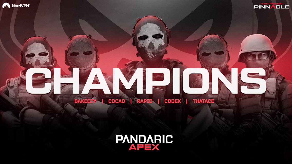 PandaricEFT's tweet image. 🚨RESULTS | HPL: PINNACLE | Finals

✅ APEX Win, the Winners and #1 in EU 🐼  

🛡️ 73% OFF NordVPN: tinyurl.com/PandaricVPN

#TarkovArena #HPLPinnacle #PandaricPeide
