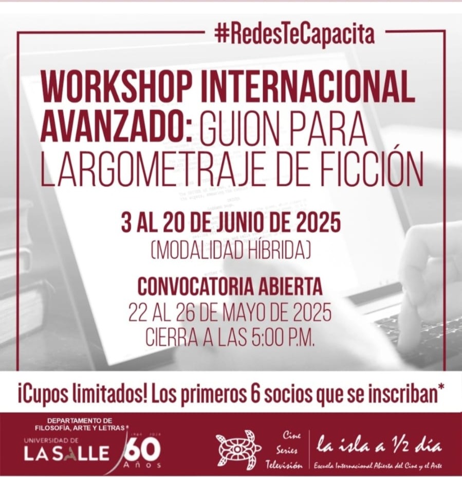 LAS SOCIEDADES DE GESTIÓN COLECTIVA DE GUION Y DIRECCIÓN PARTICIPAN ACTIVAMENTE DE NUESTROS EVENTOS DE FORMACIÓN. <a href="/redescritoresco/">Red Colombiana de Escritores Audiovisuales-REDES S</a> <a href="/AcademiaColCine/">Academia Colombiana de Cine</a> <a href="/SOGEM_Oficial/">SOGEM | Sociedad General de Escritores de México</a>  <a href="/unisalle/">Unisalle</a> <a href="/trilcecinema/">TRILCE CINEMA</a> <a href="/elespejoc/">El Espejo</a> <a href="/UlrikaCine/">ULRIKA CINEMA</a>