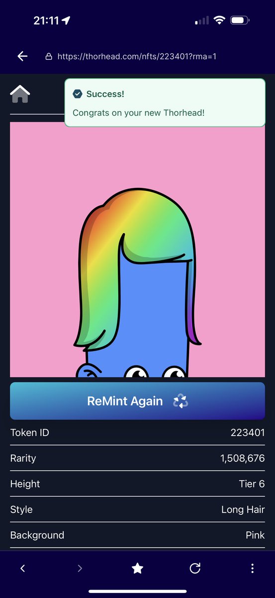 <a href="/fistsofdiamond/">Fubar</a> <a href="/vechainofficial/">VeChain</a> <a href="/kyledotvet/">kyle.vet</a> <a href="/PsychoBeastsNew/">Psycho Beasts</a> Been growing my forehead with thorhead now for quite a while, absolute love the project!!!