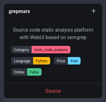 rawsec_cyber's tweet image. New tools were added on the #Rawsec #Cybersecurity Inventory

@noraj_rawsec added

📌 grepmarx by @fxbru at @orangecyberdef
📌 rdp2tcp by VYSE V.E.O
📌 Ars0n Framework by @rs0n_live
📌 haveibeenbreached by @keepitcloaked

inventory.raw.pm