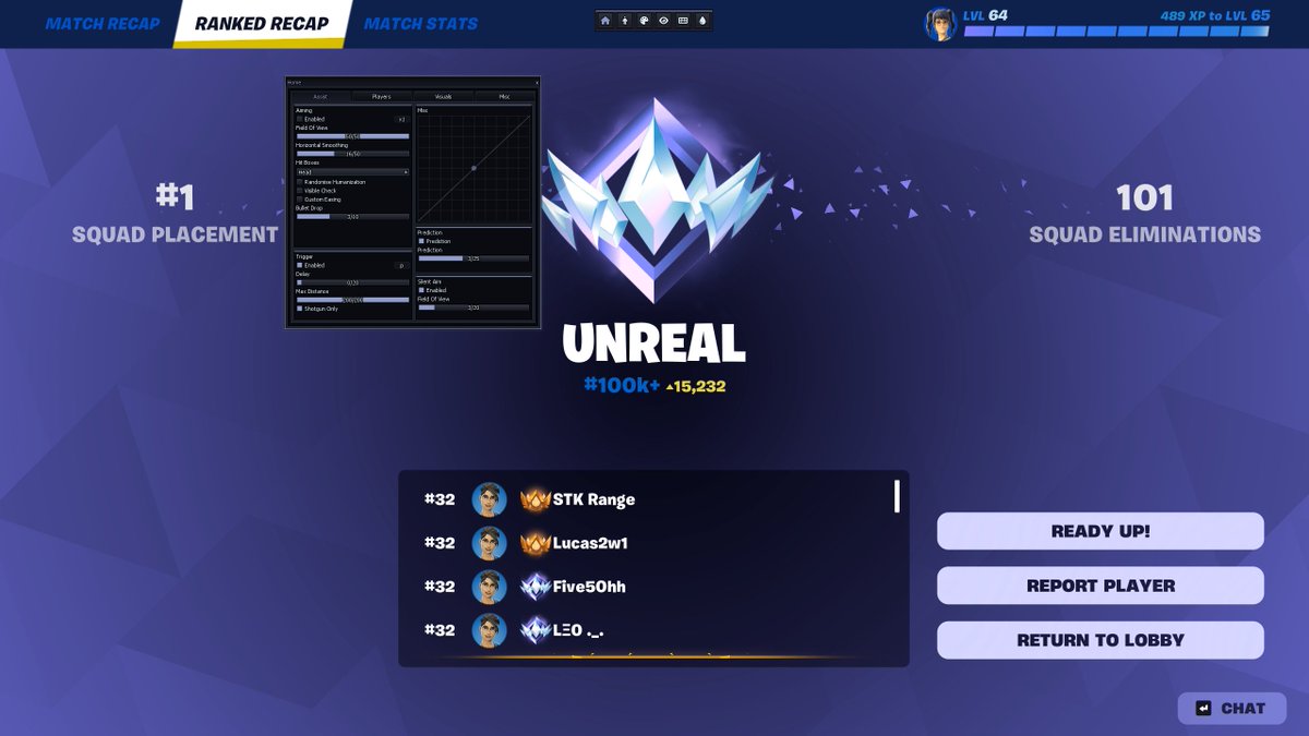 Highest Unreal lobby win?