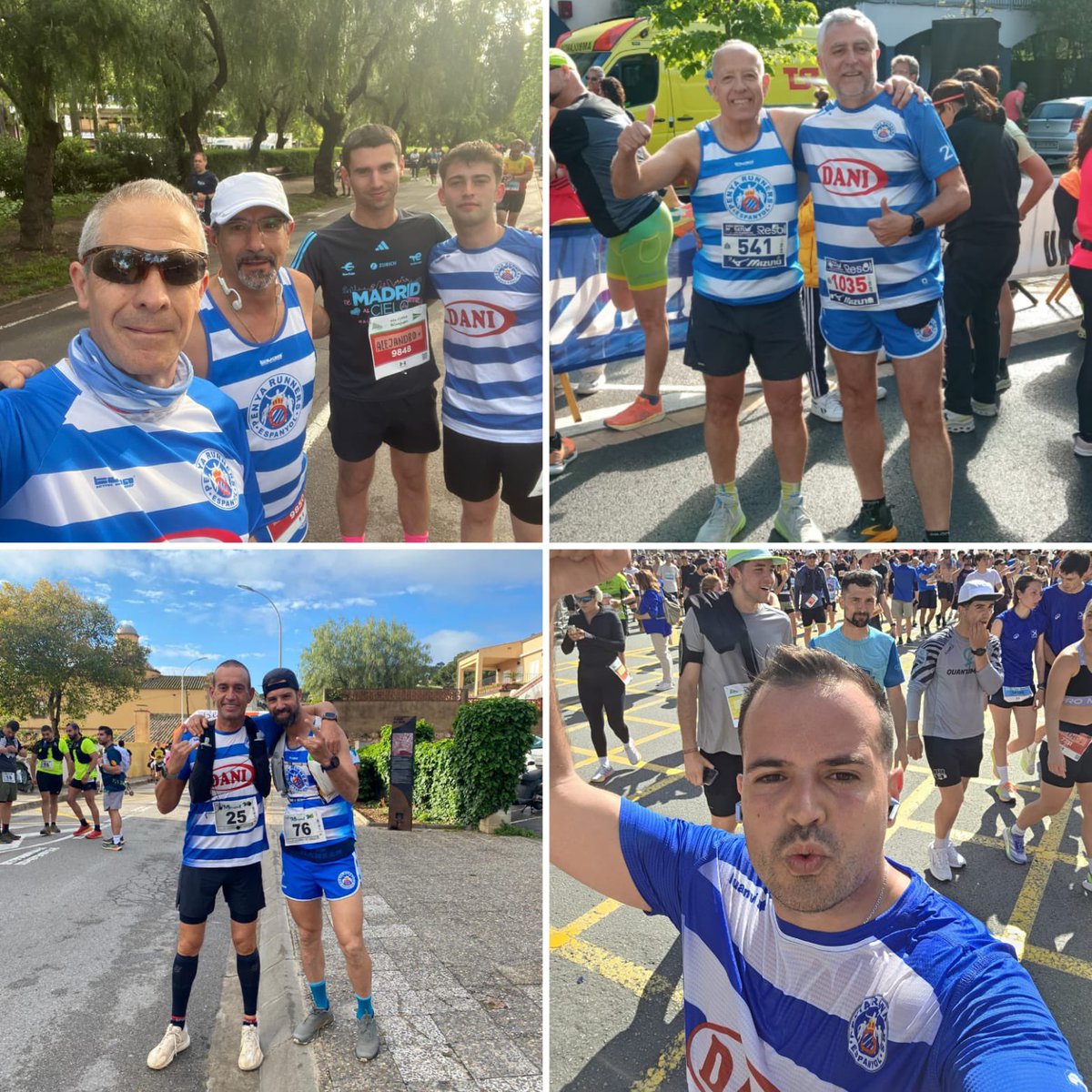 NO PAREM! 💙🤍💙
Cap de setmana ple de curses: 👊
1.Trail Vall de Ribes amb Àngel i Fran 
2.Cursa de Cardedeu amb Ruper i Lucas
3.Tuga trail amb Ainara, Fran i Aleix
4.Cursa de Calafell-Cunit amb Paco i Pedro
5.Cursa La Garriga amb Pedro i Matias
6. Cursa de Montgat amb el Xavi S