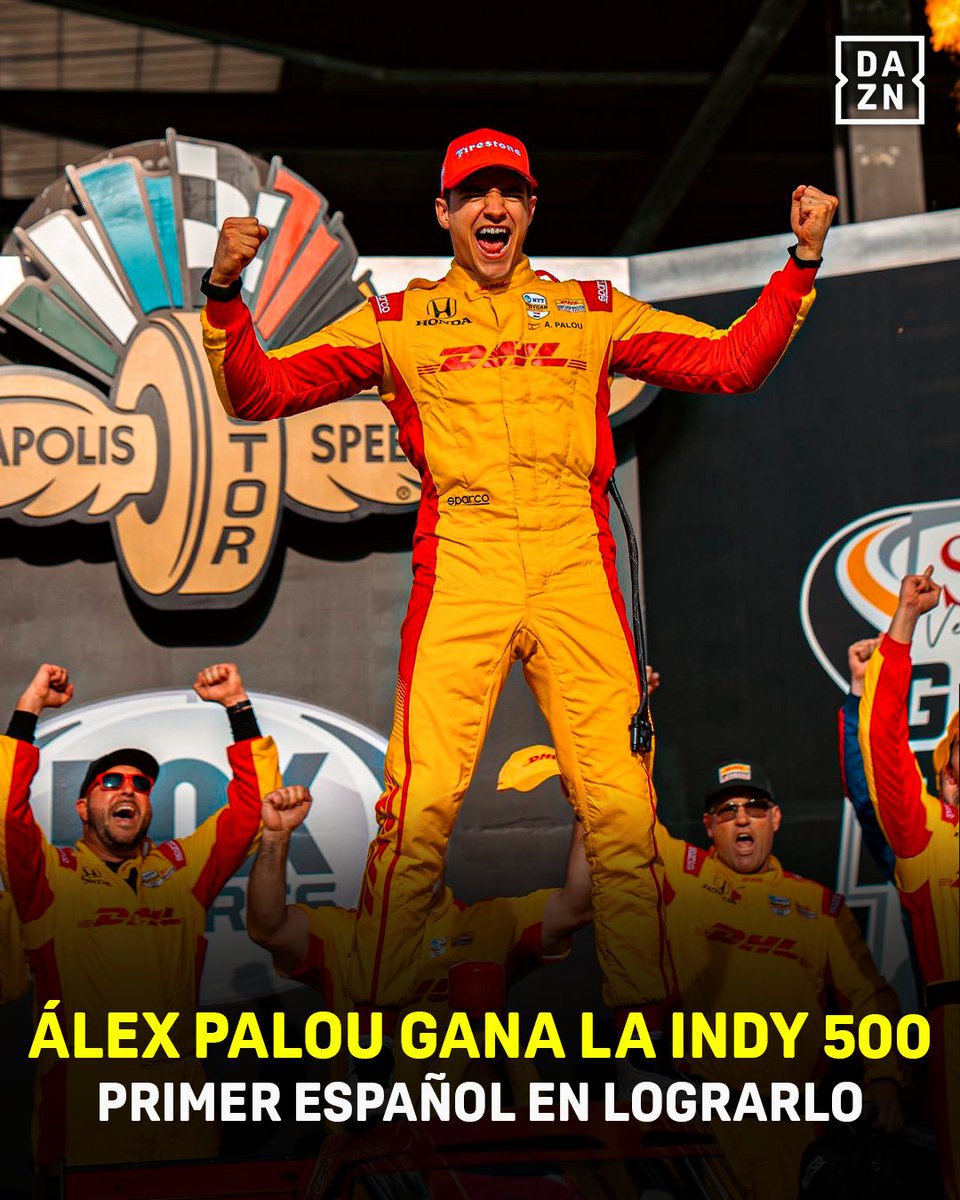🔥 ¡ÁLEX PALOU LO HA CONSEGUIDO! 

🇪🇸 El piloto gana las 500 millas de Indianapolis y se convierte en el primer español en conseguirlo